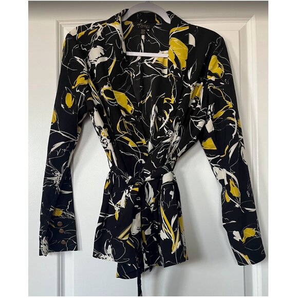 Thalia Sodi Print Polyester Wrap/Cape Sz S - Picture 3 of 5